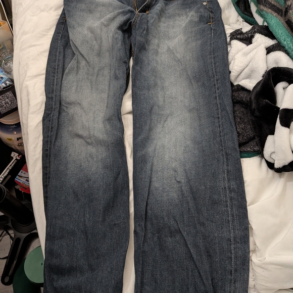 Rocawear Dark Wash Denim Jeans Size 34 - Picture 4 of 4